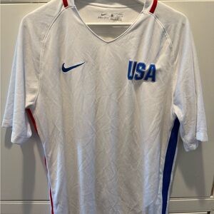 Nike Dri-FIT USA White Soccer Jersey